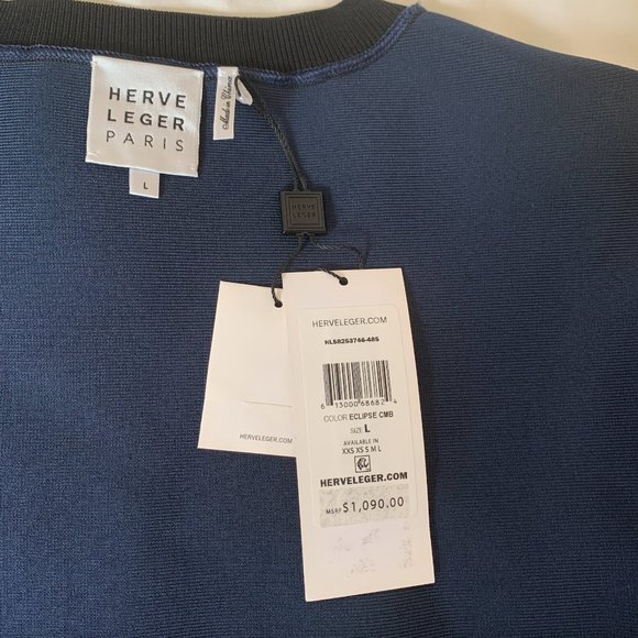 💗 HOST PICK 💗  NWT Herve Leger Paris Sweater Dress - Picture 8 of 11